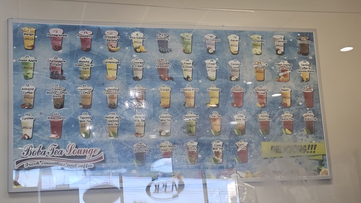 Boba Tea Lounge Menu - Image 2